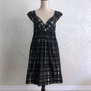 Zara Basic Black & White Dress Large
